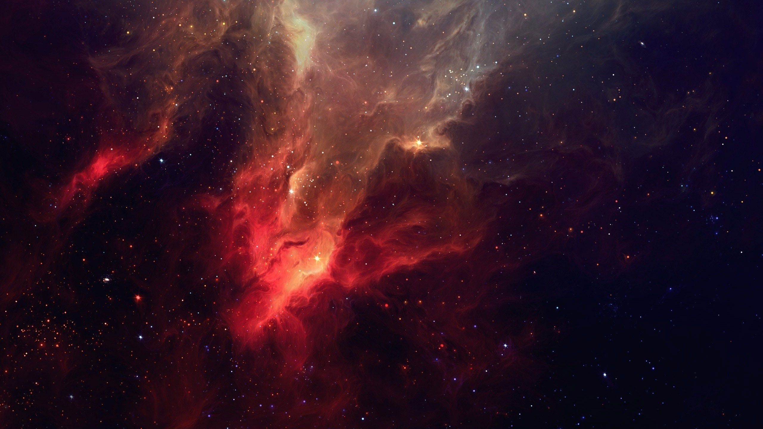 Dark Red Space Wallpapers