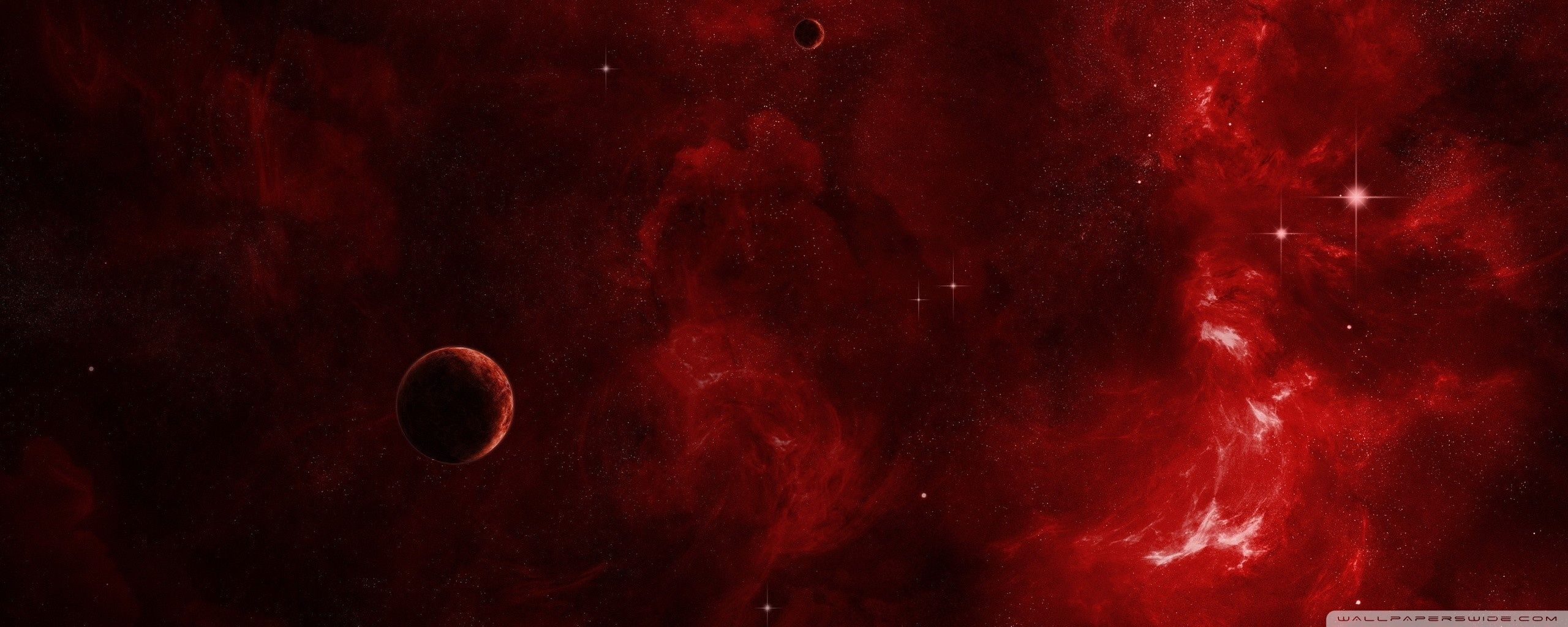 Dark Red Space Wallpapers