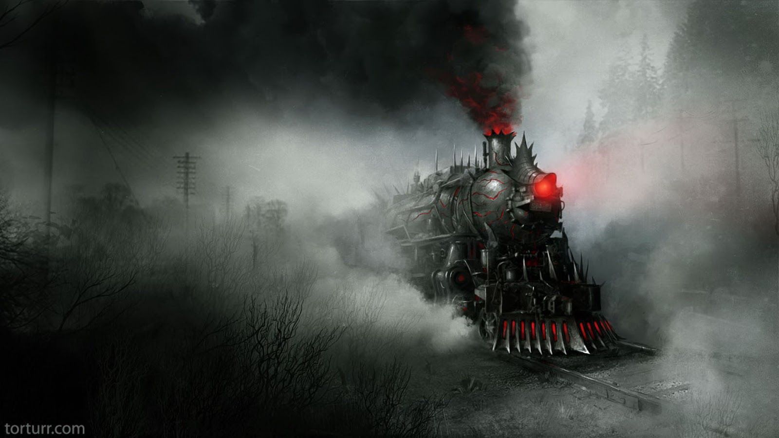 Dark Train Wallpapers