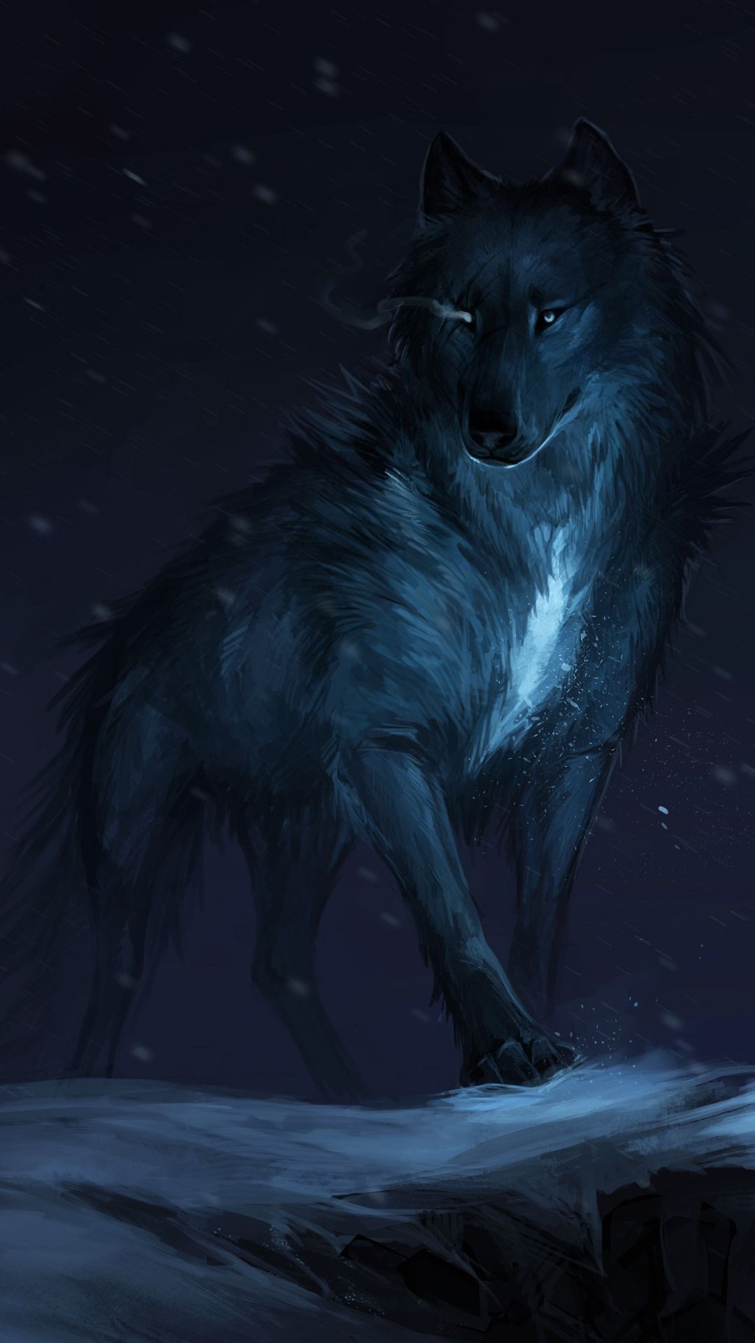 Dark Wolf Anime Wallpapers