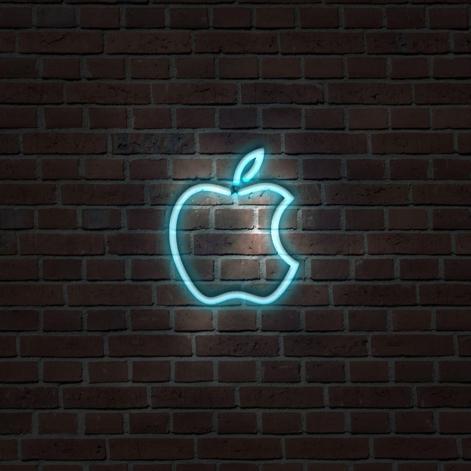 Neon Apple Logo Wallpapers