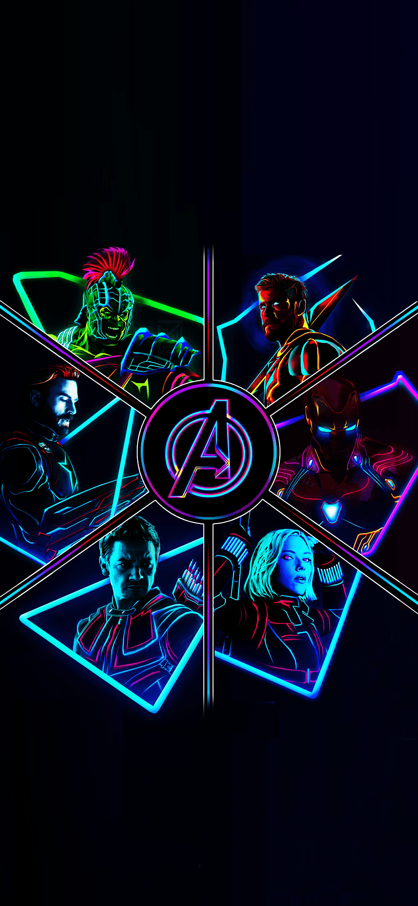 Neon Avengers Wallpapers