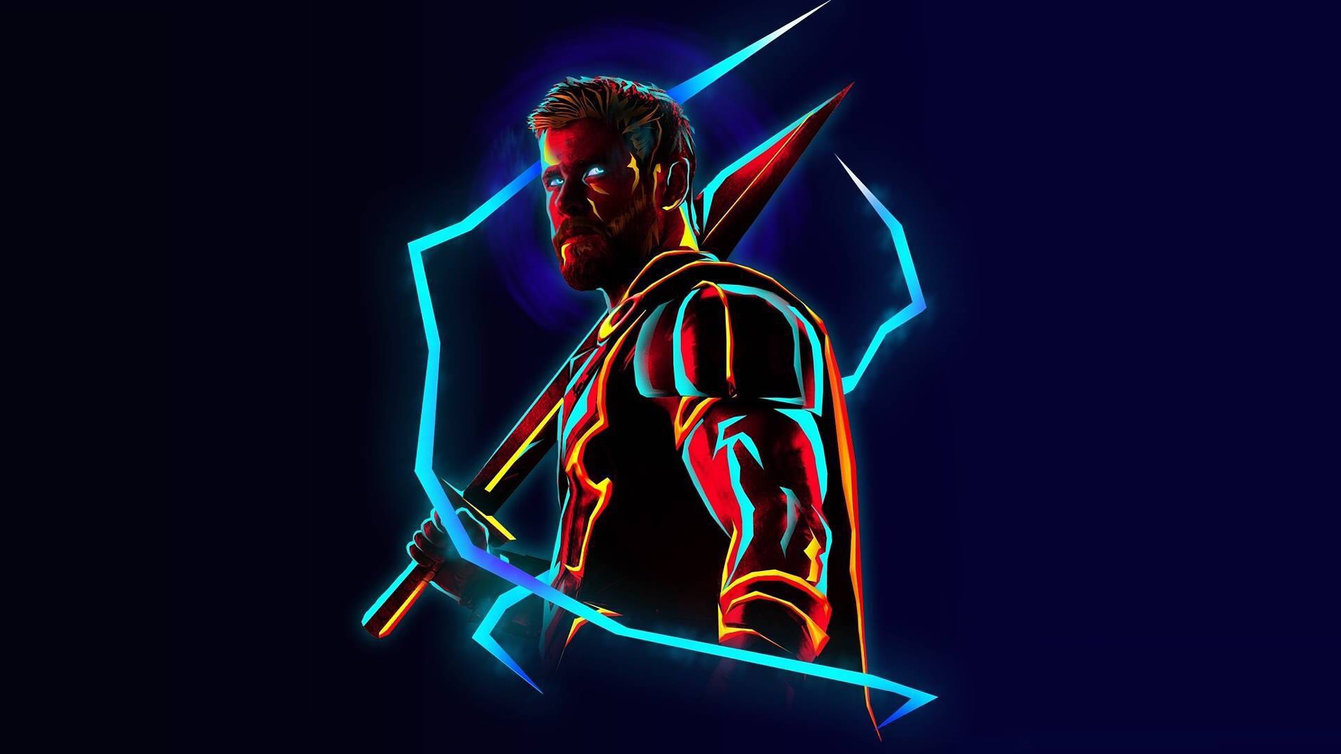 Neon Avengers Wallpapers