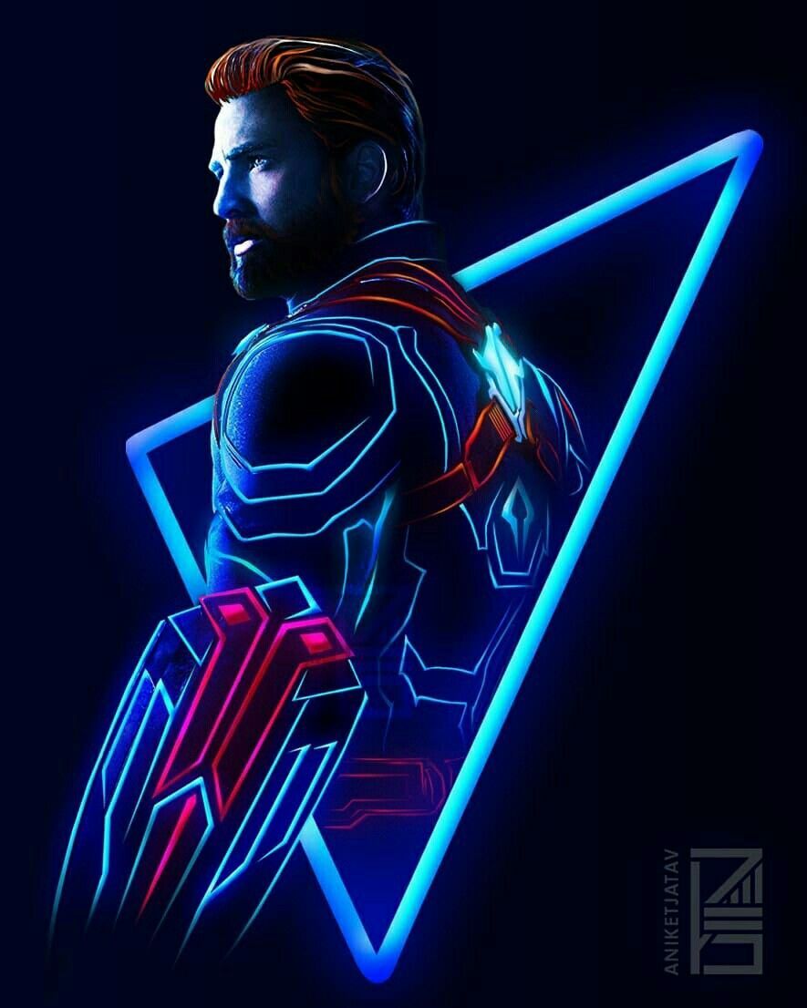 Neon Avengers Wallpapers