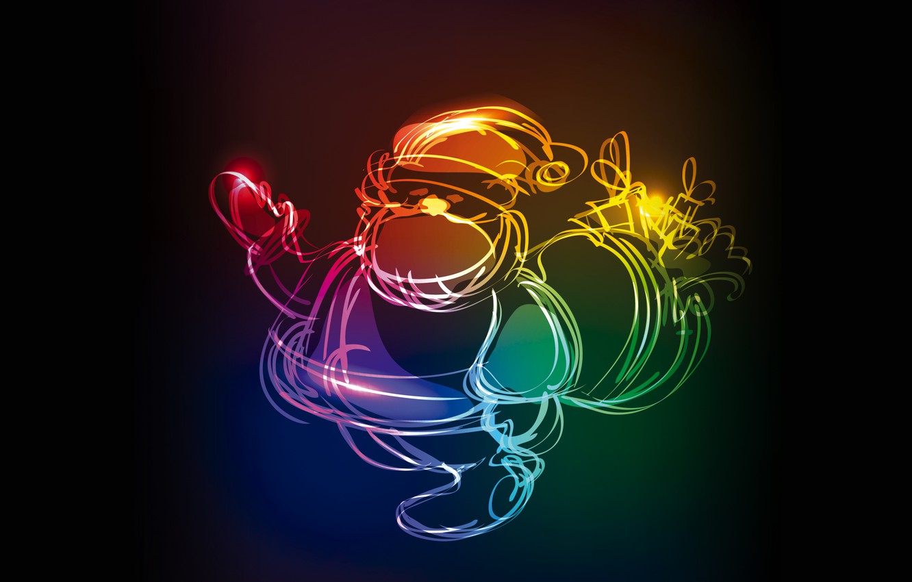 Neon Christmas Wallpapers