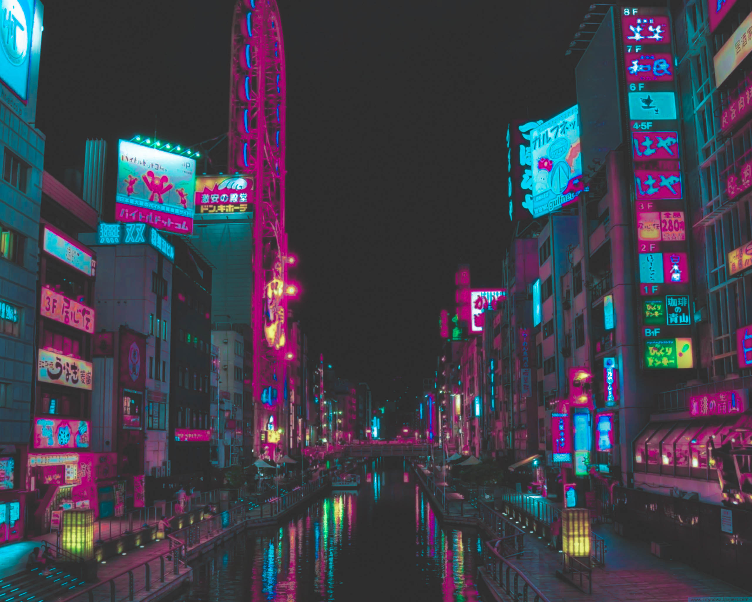 Neon City Lights Wallpapers