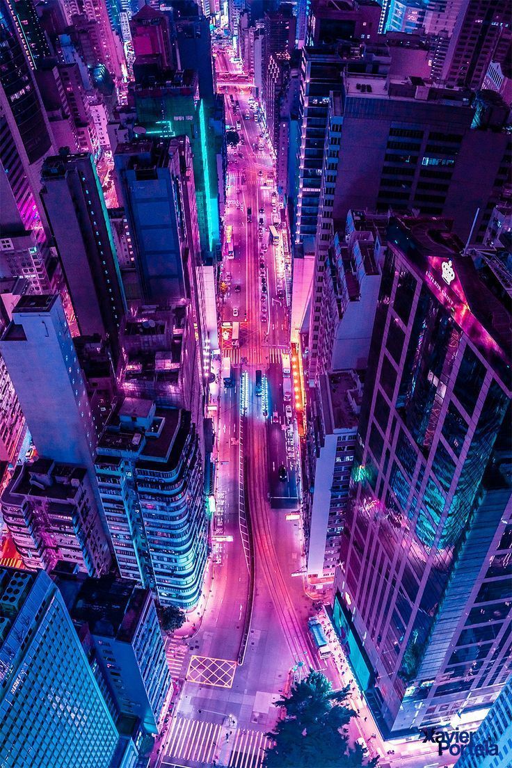 Neon City Vaporwave Wallpapers