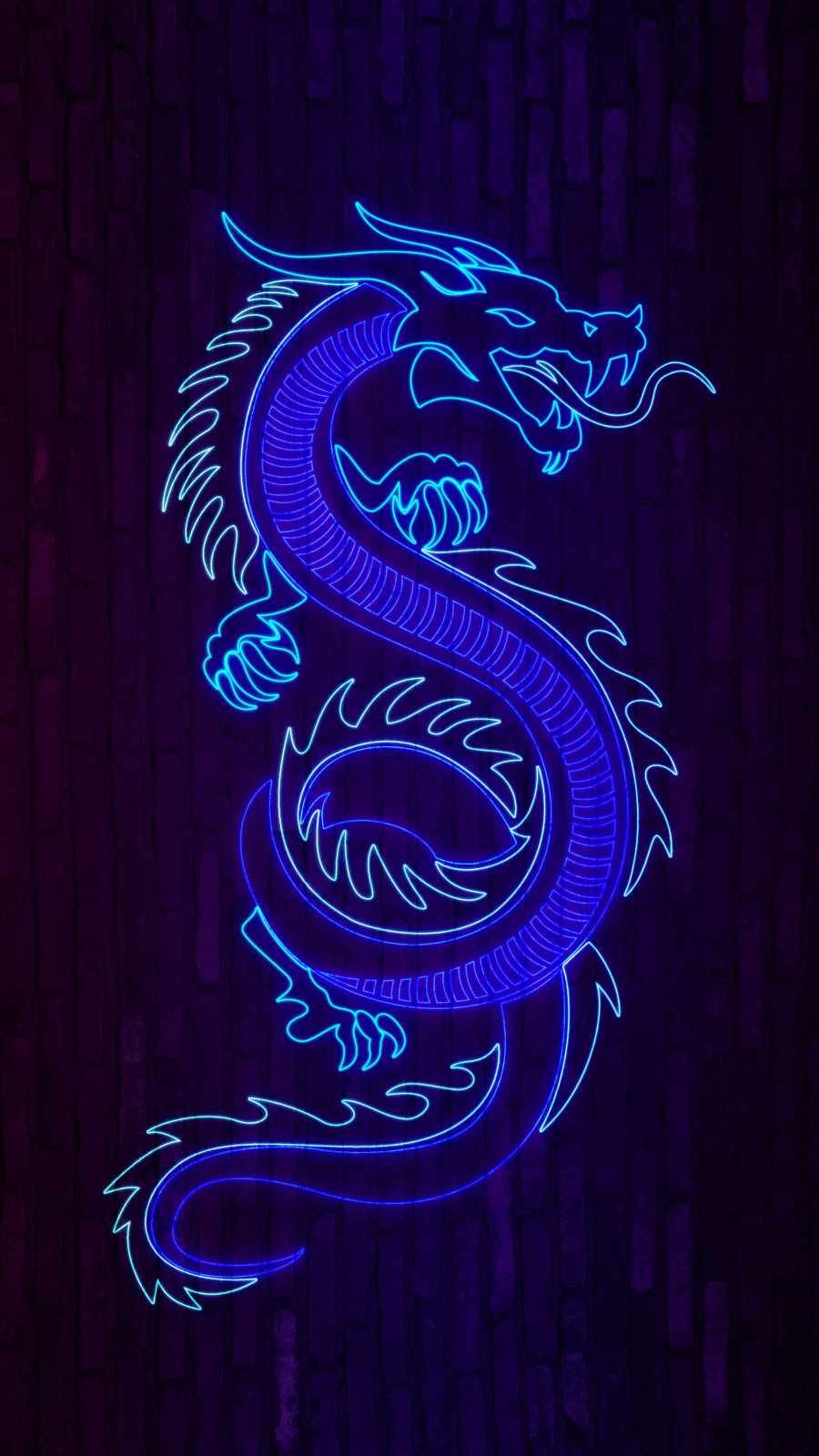 Neon Dragons Wallpapers