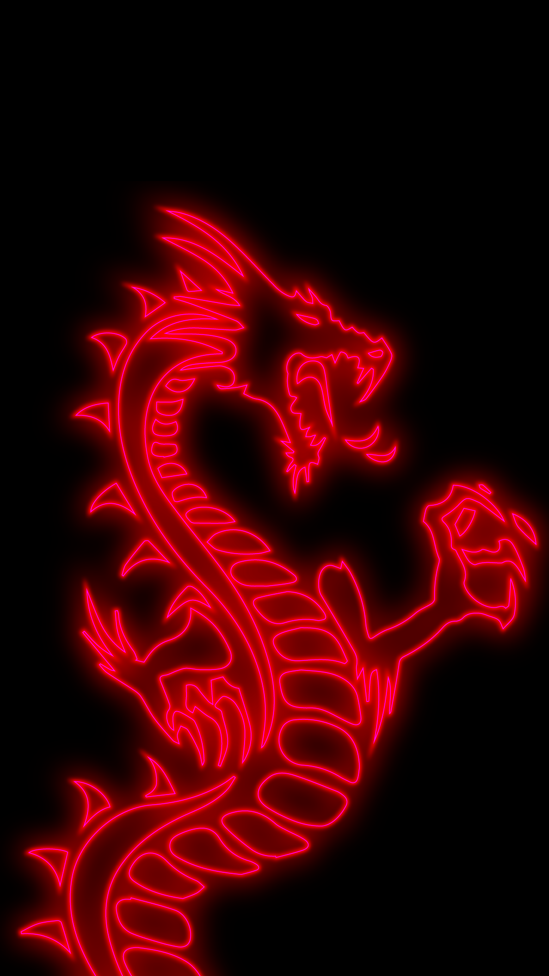 Neon Dragons Wallpapers