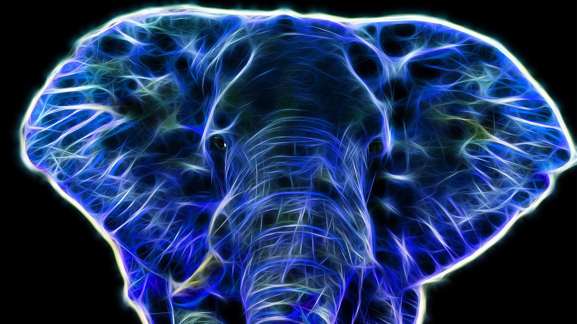 Neon Elephant Wallpapers