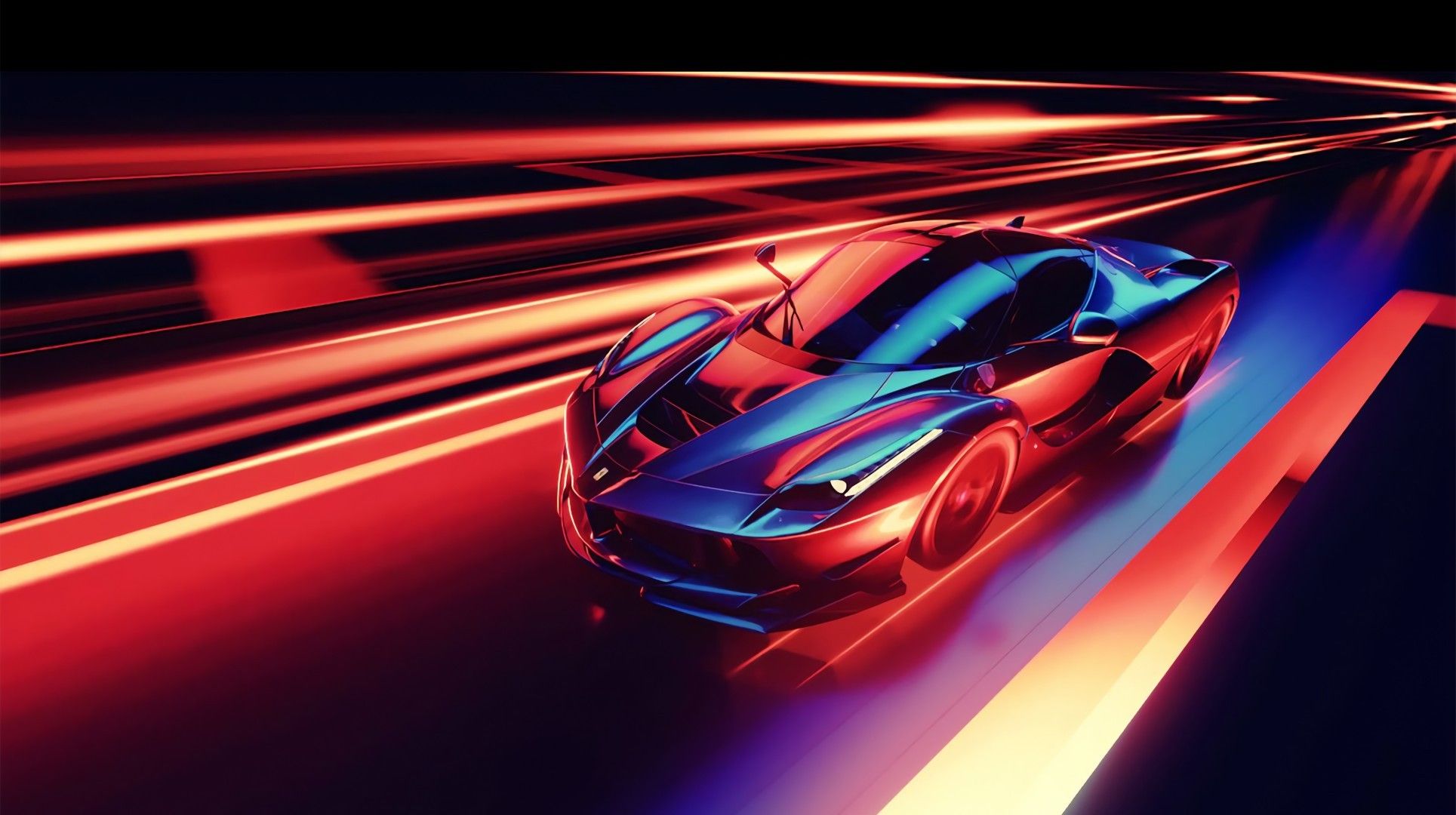 Neon Ferrari Wallpapers