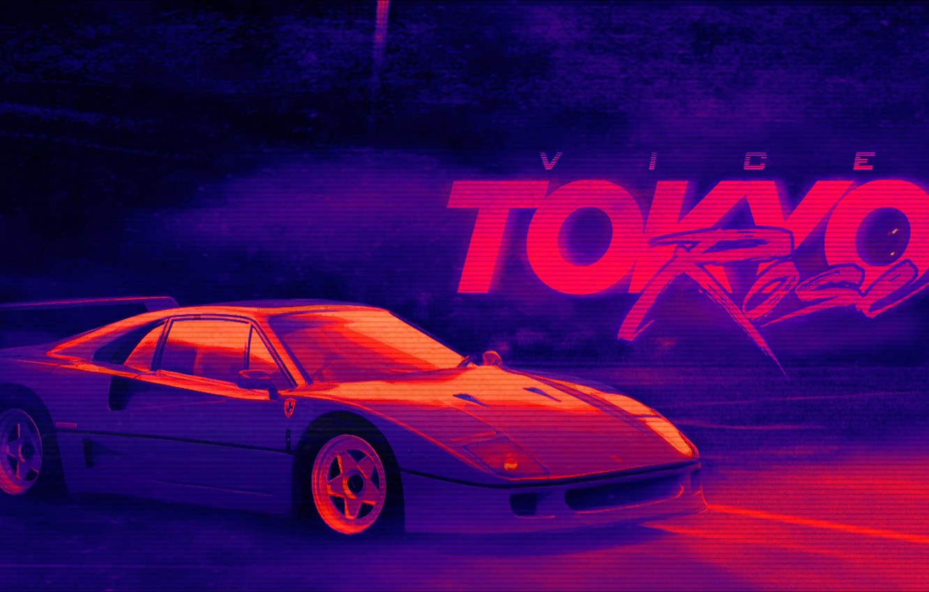 Neon Ferrari Wallpapers