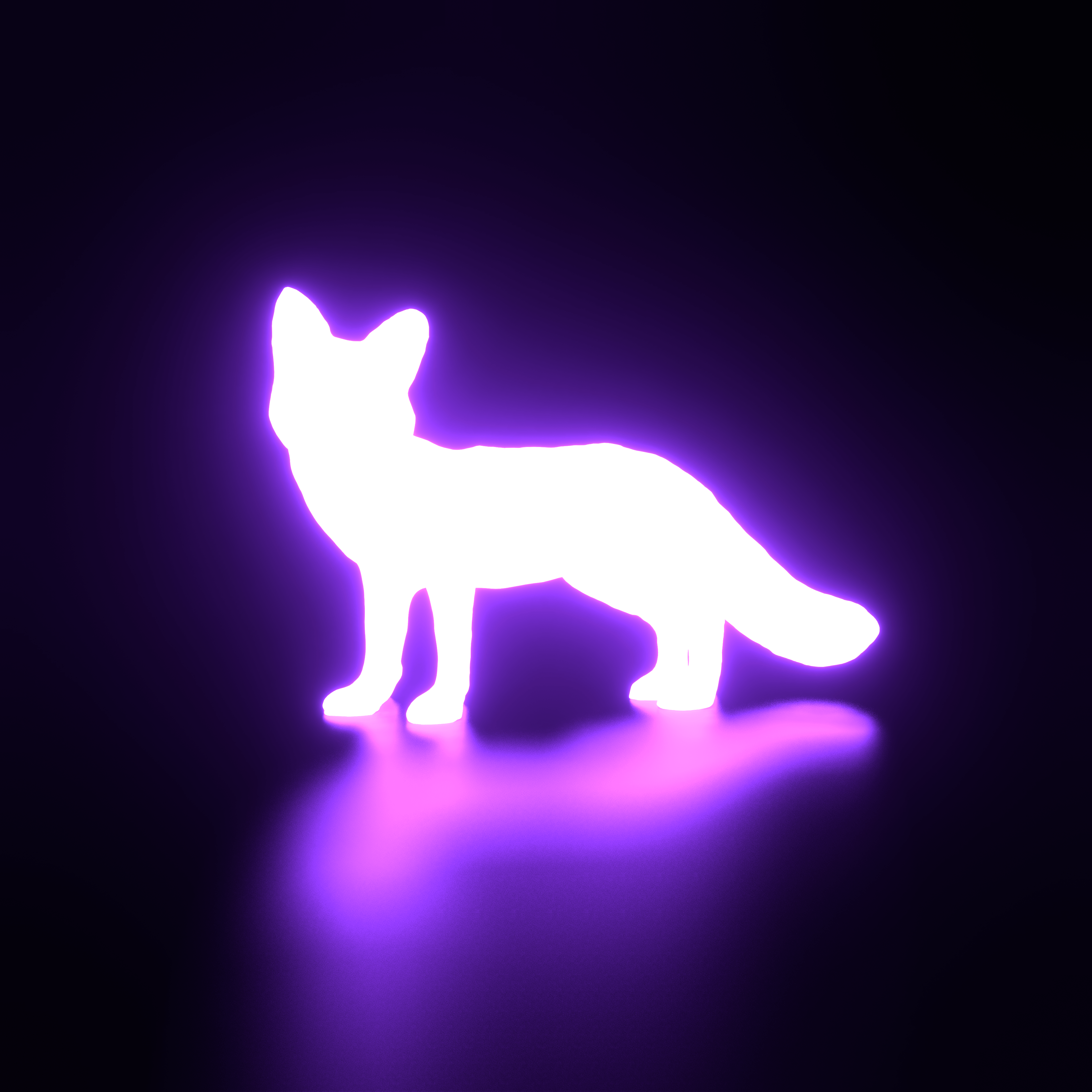 Neon Fox Wallpapers