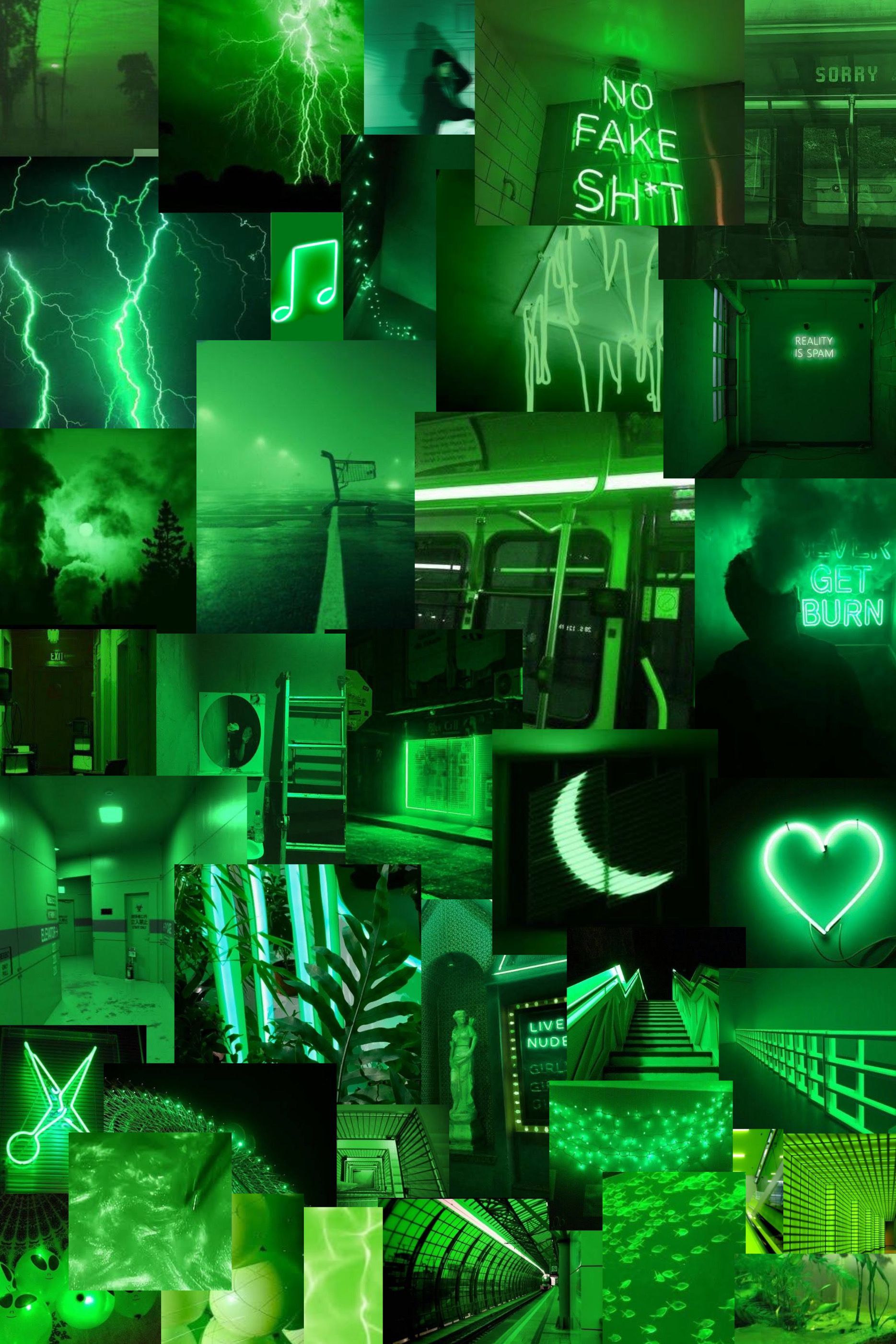 Neon Green Aesthetic Wallpapers