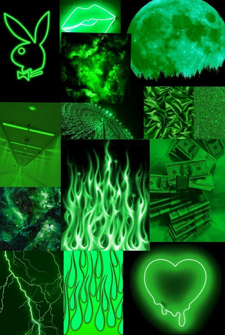 Neon Green Aesthetic Wallpapers