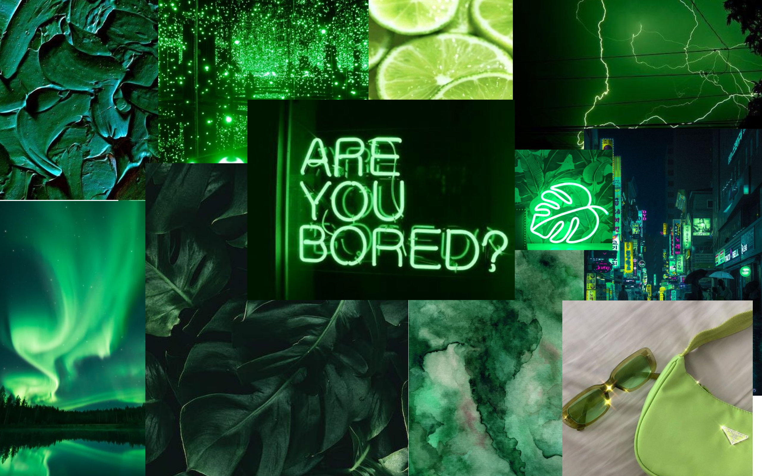 Neon Green Aesthetic Wallpapers