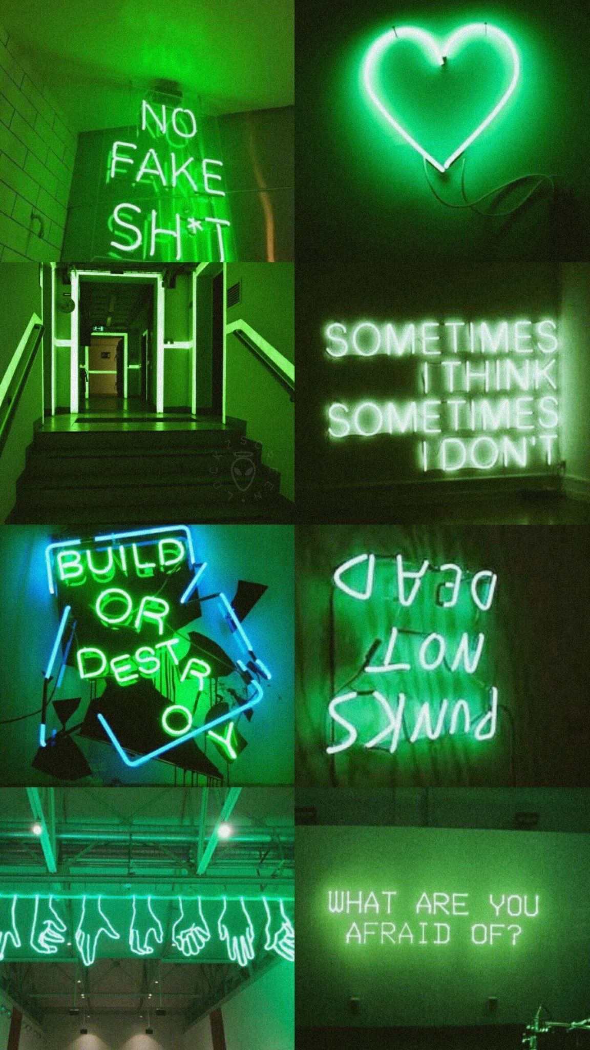 Neon Green Aesthetic Wallpapers