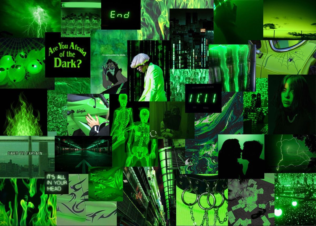 Neon Green Aesthetic Wallpapers