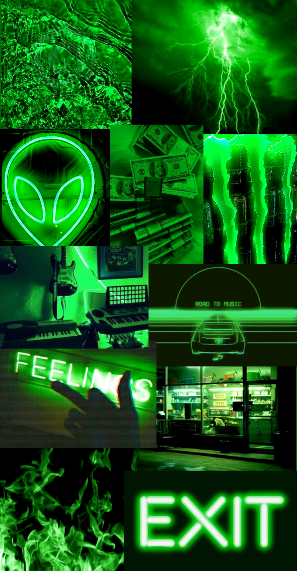 Neon Green And Purple Wallpapers