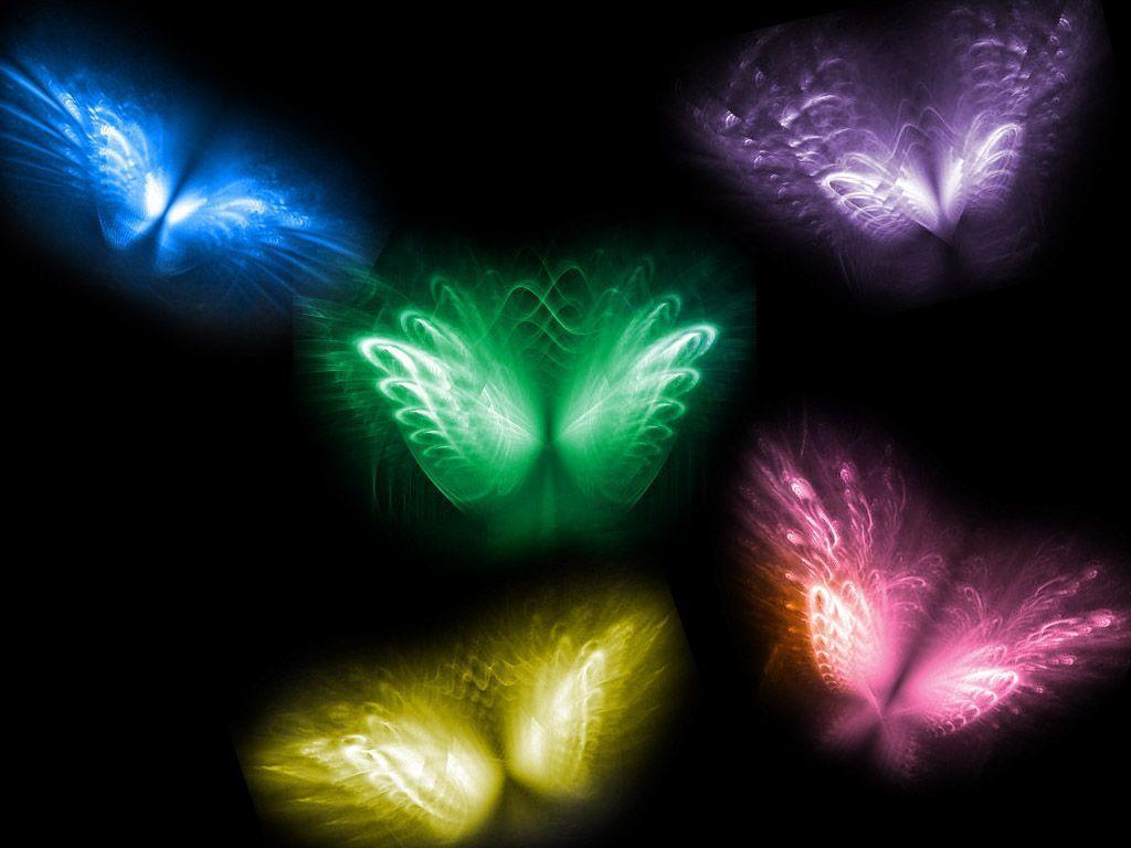 Neon Green Butterflies Wallpapers