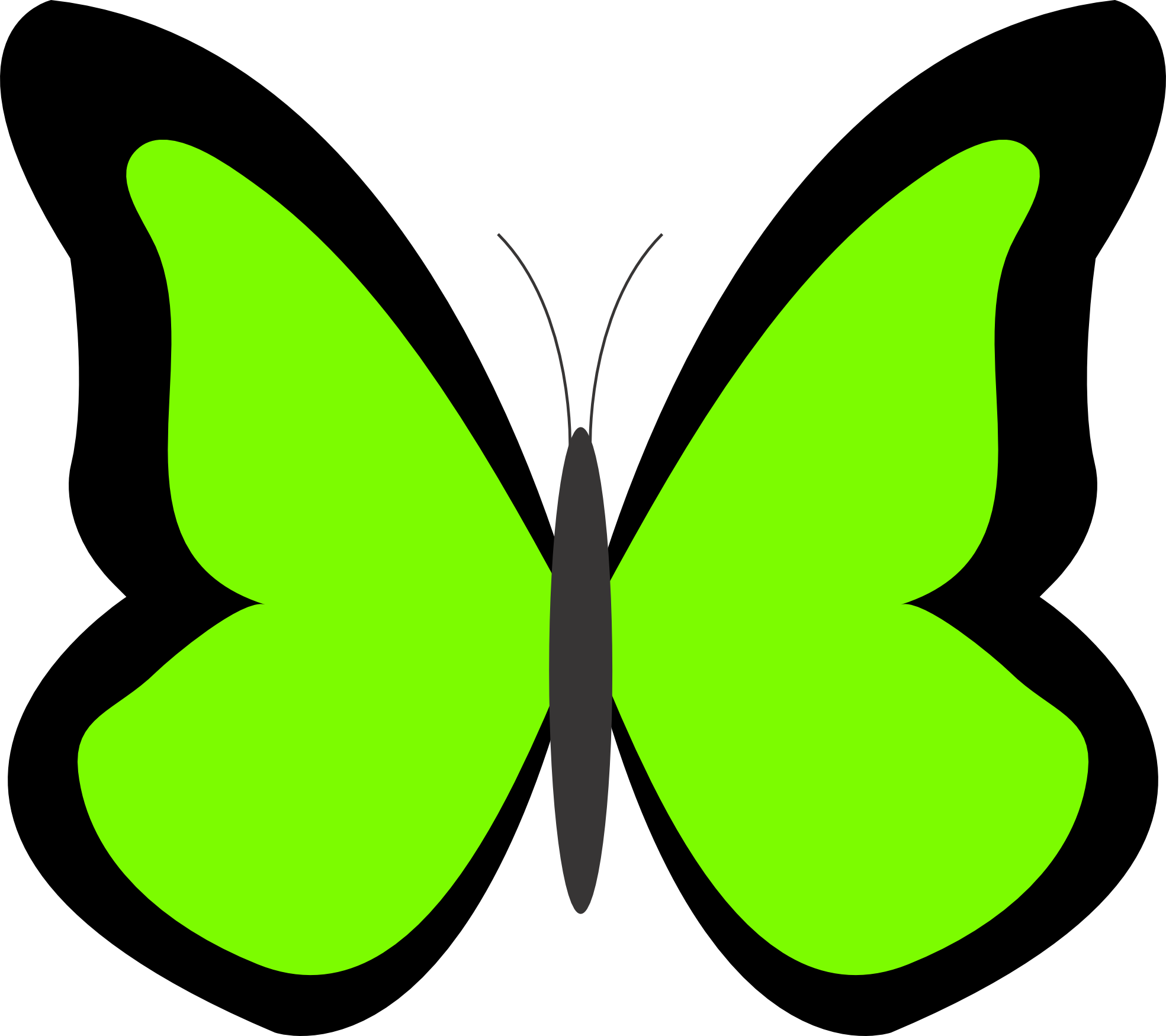 Neon Green Butterflies Wallpapers