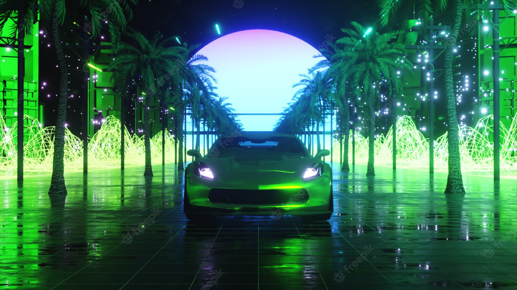 Neon Green Car Wallpapers