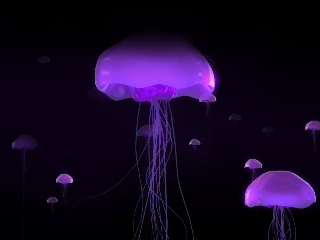 Neon Jellyfish Wallpapers