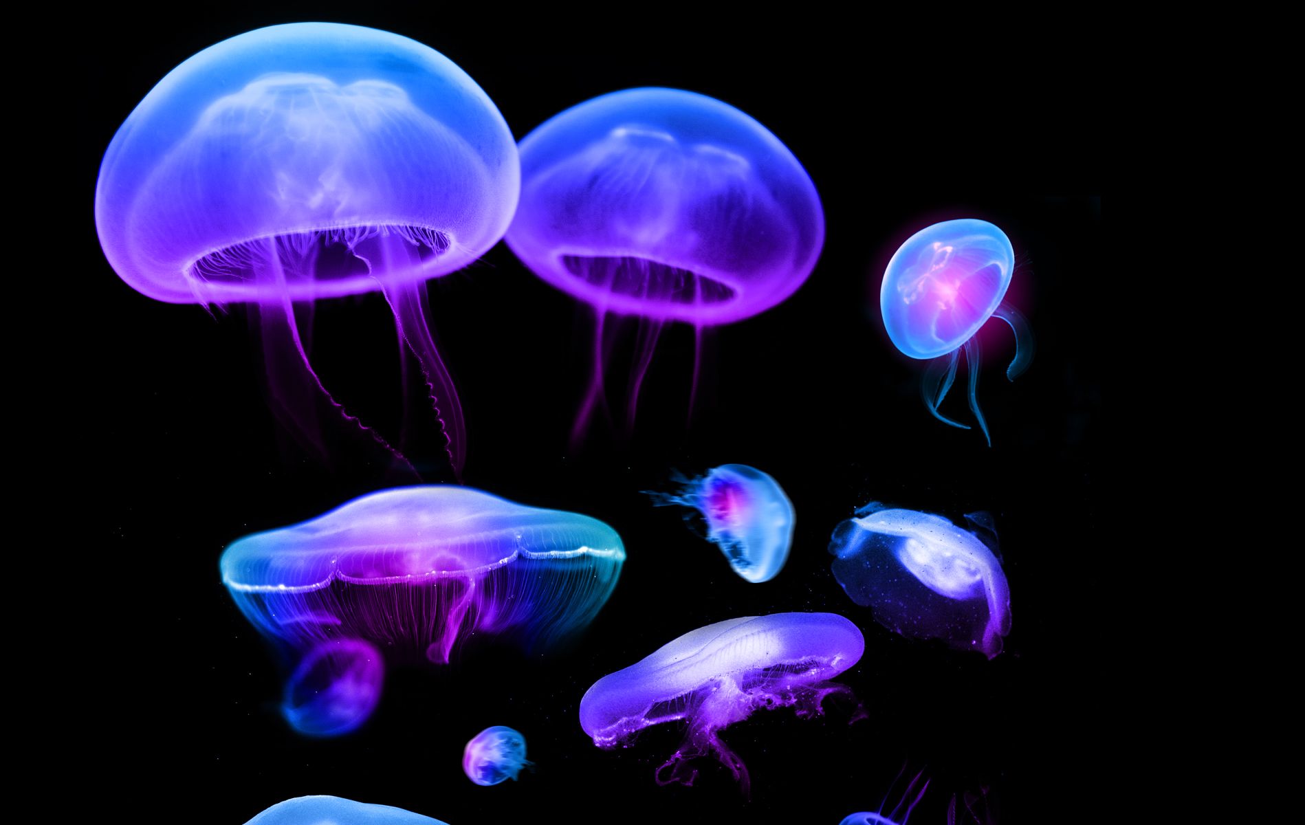 Neon Jellyfish Wallpapers