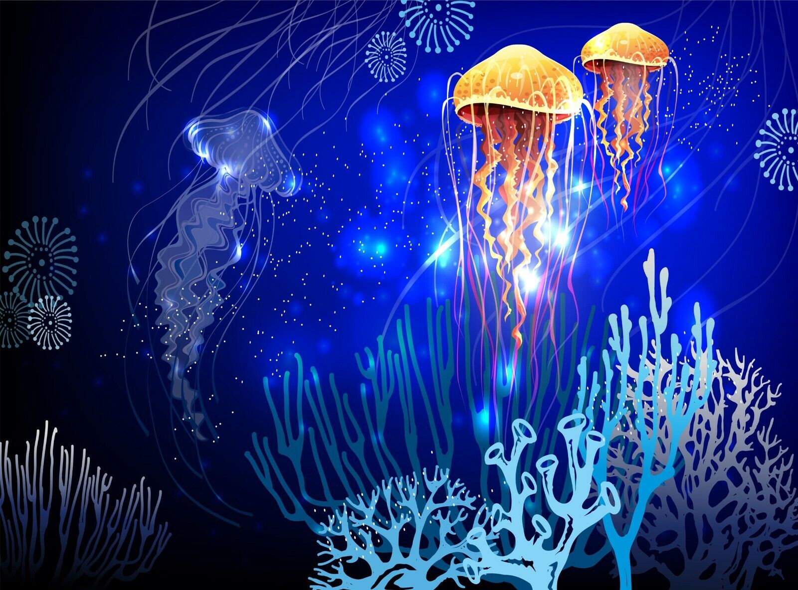 Neon Jellyfish Wallpapers