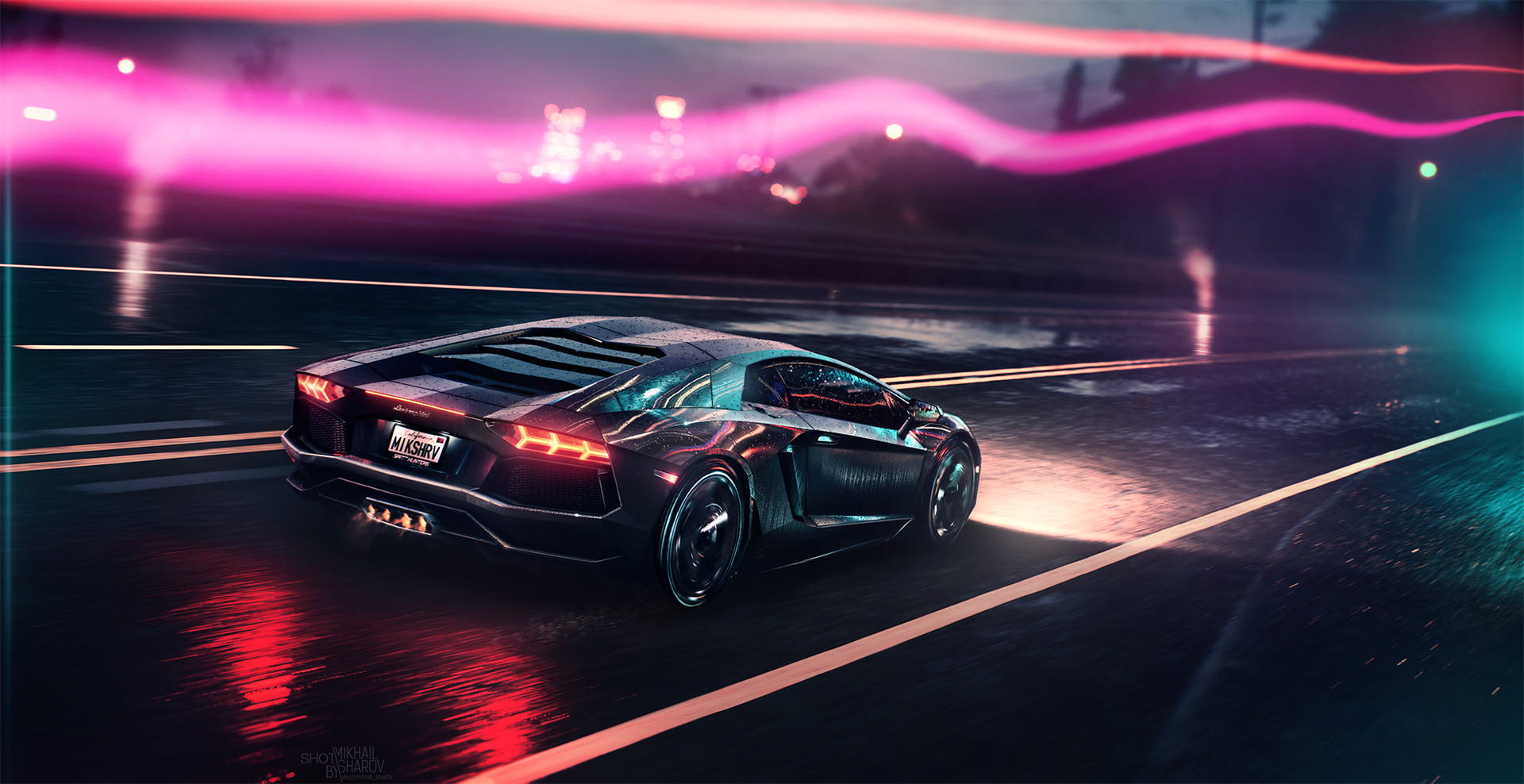 Neon Lamborghini Wallpapers