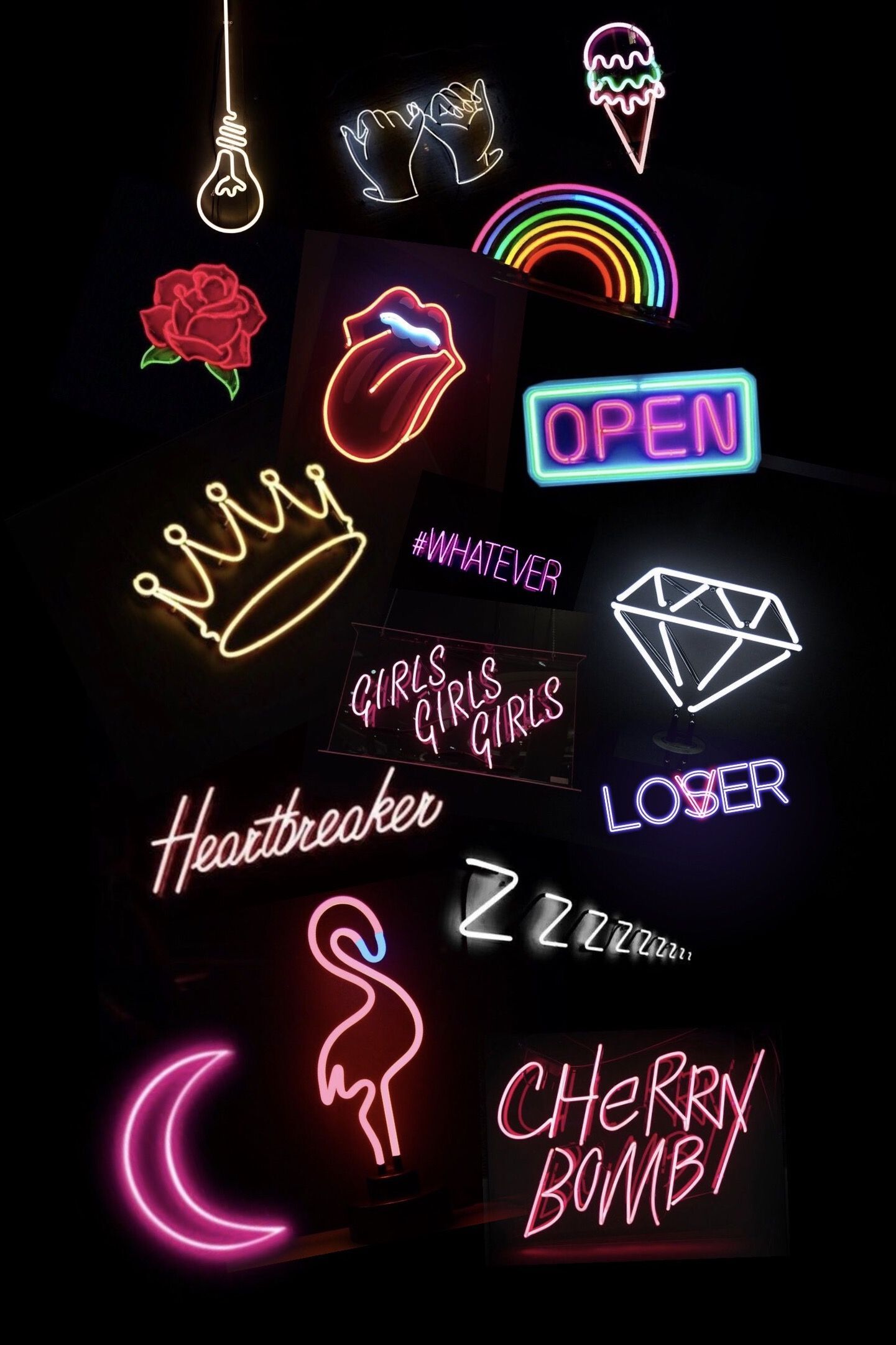 Neon Lock Wallpapers