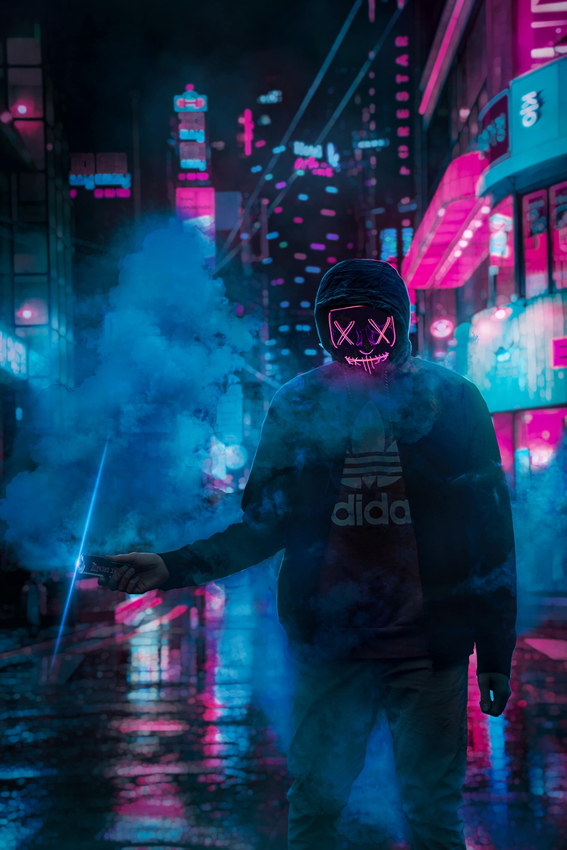 Neon Mask Wallpapers