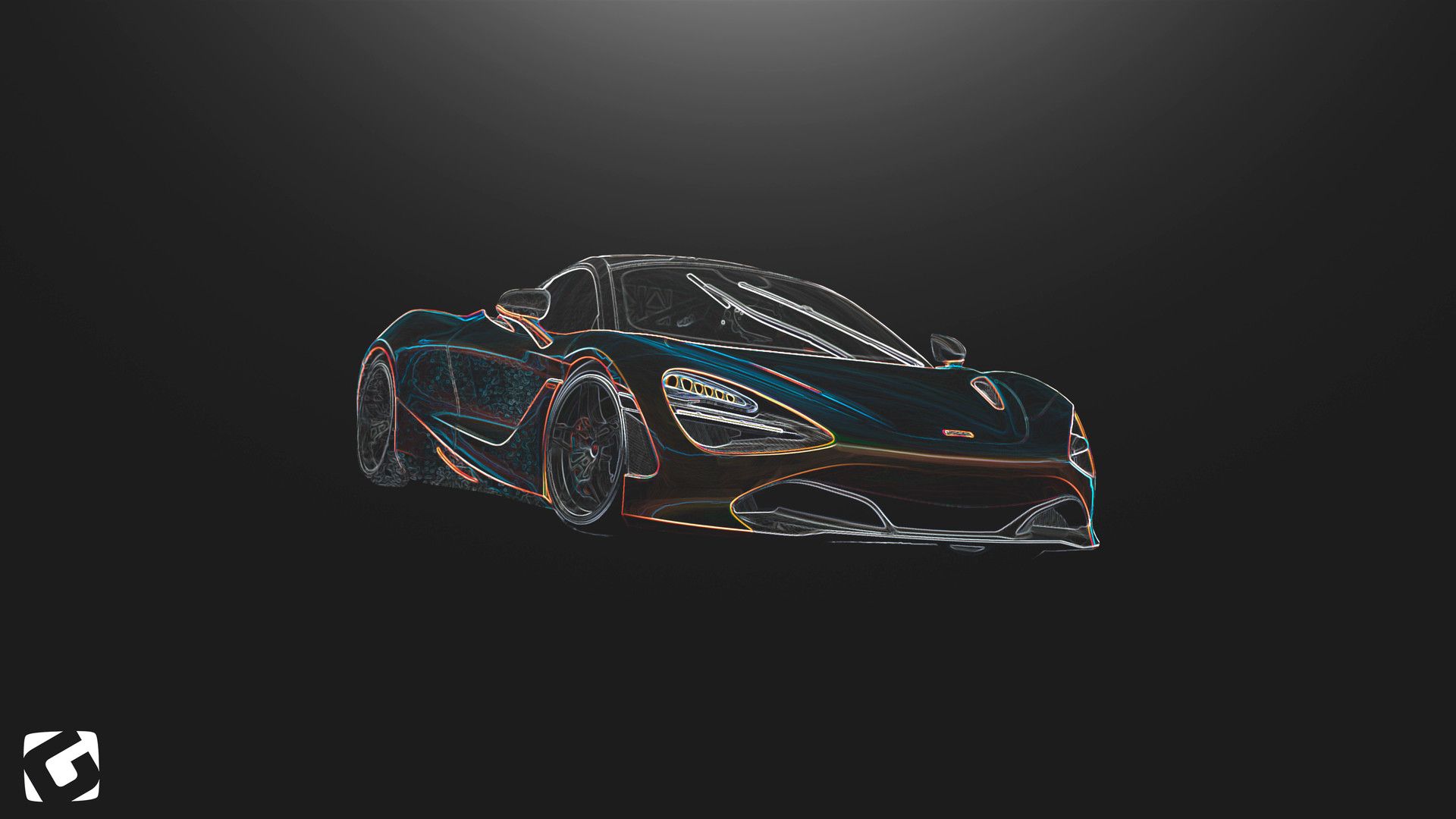 Neon Mclaren P1 Wallpapers