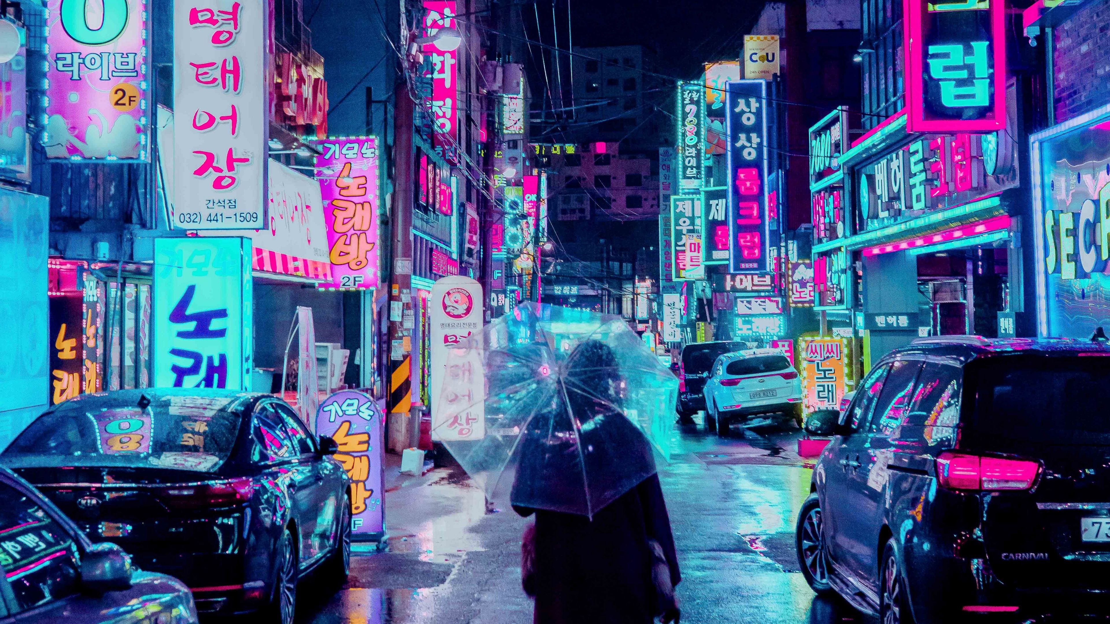 Neon Night City Wallpapers