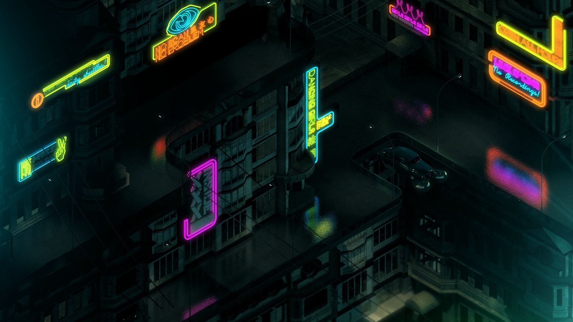Neon Night City Wallpapers