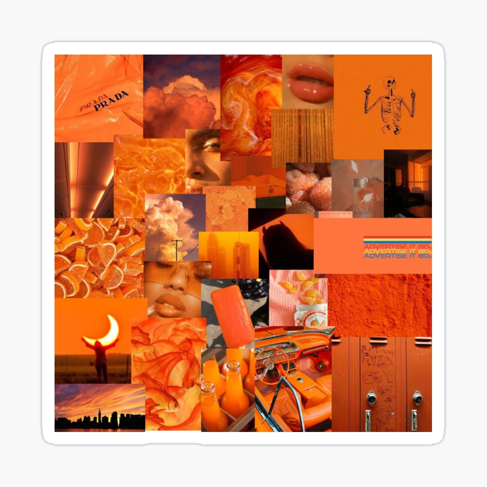 Neon Orange Aesthetic Wallpapers