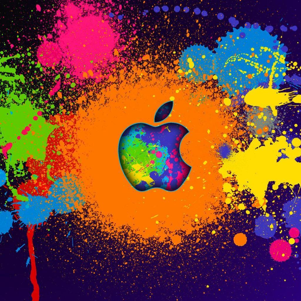 Neon Paint Splatter Wallpapers