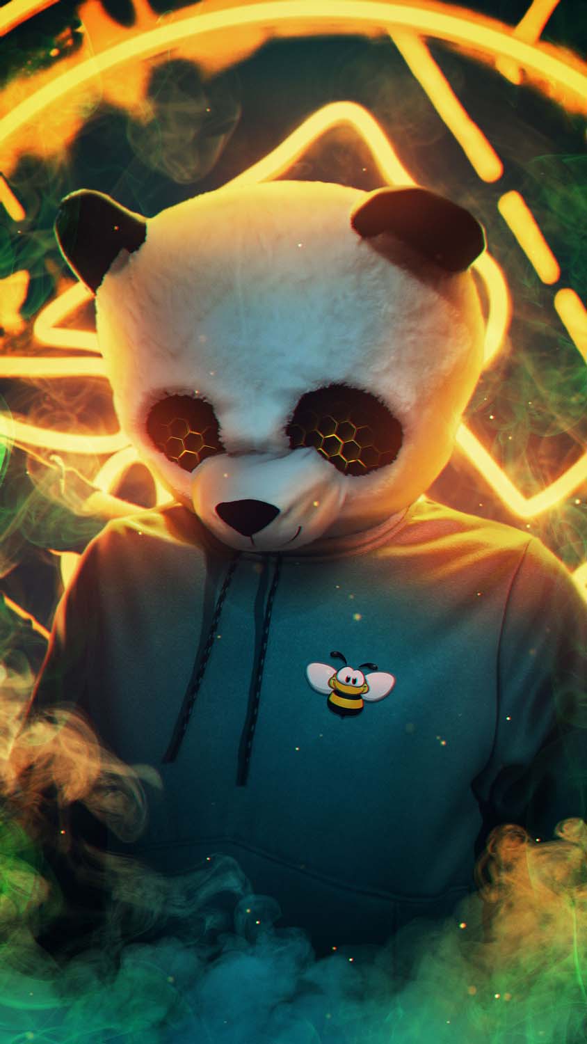 Neon Panda Wallpapers