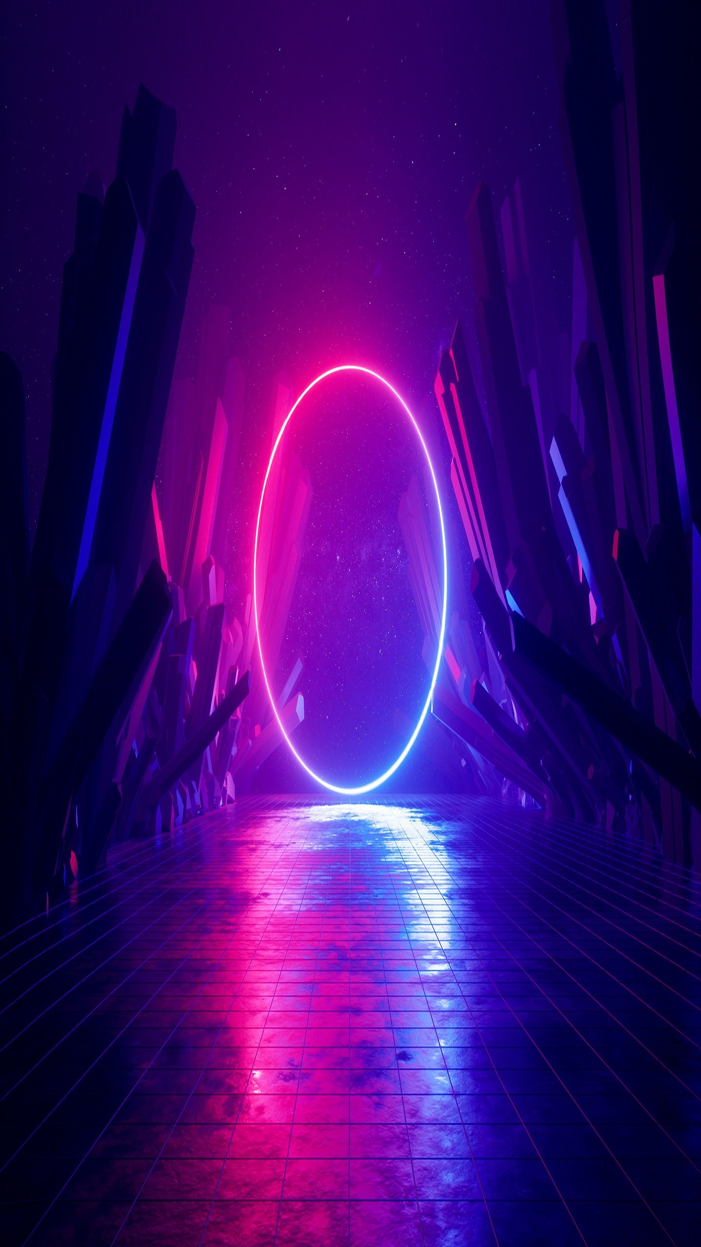 Neon Pink And Blue Wallpapers