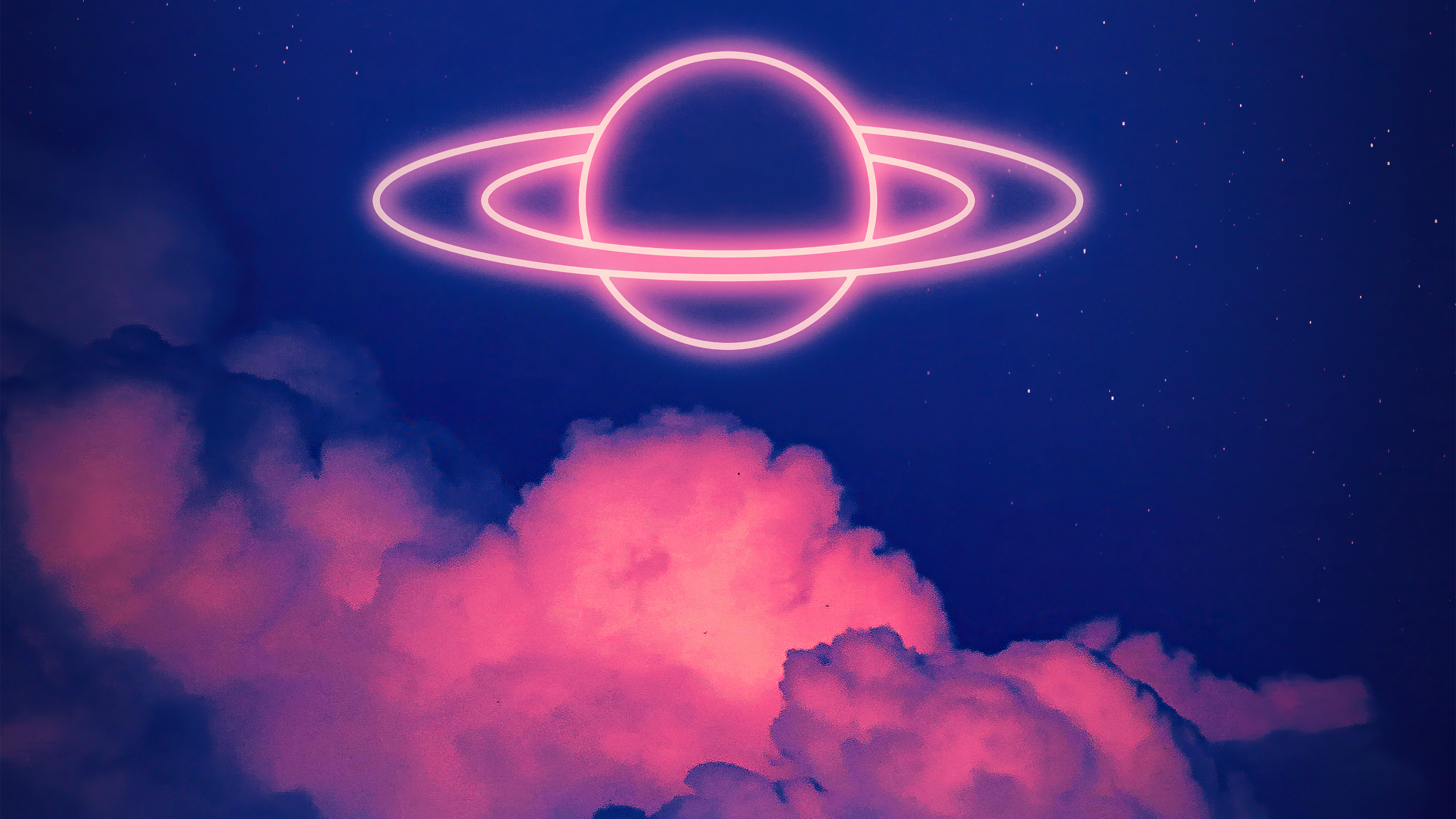 Neon Planet Aesthetic Wallpapers