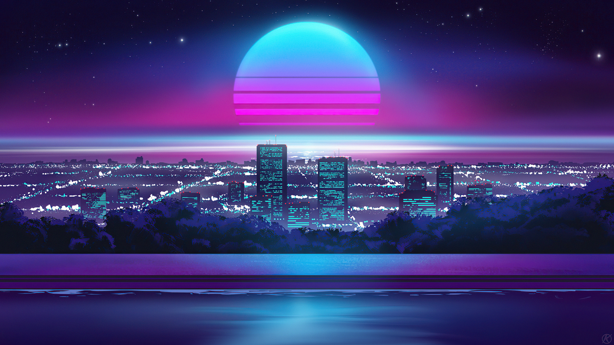 Neon Planet Aesthetic Wallpapers