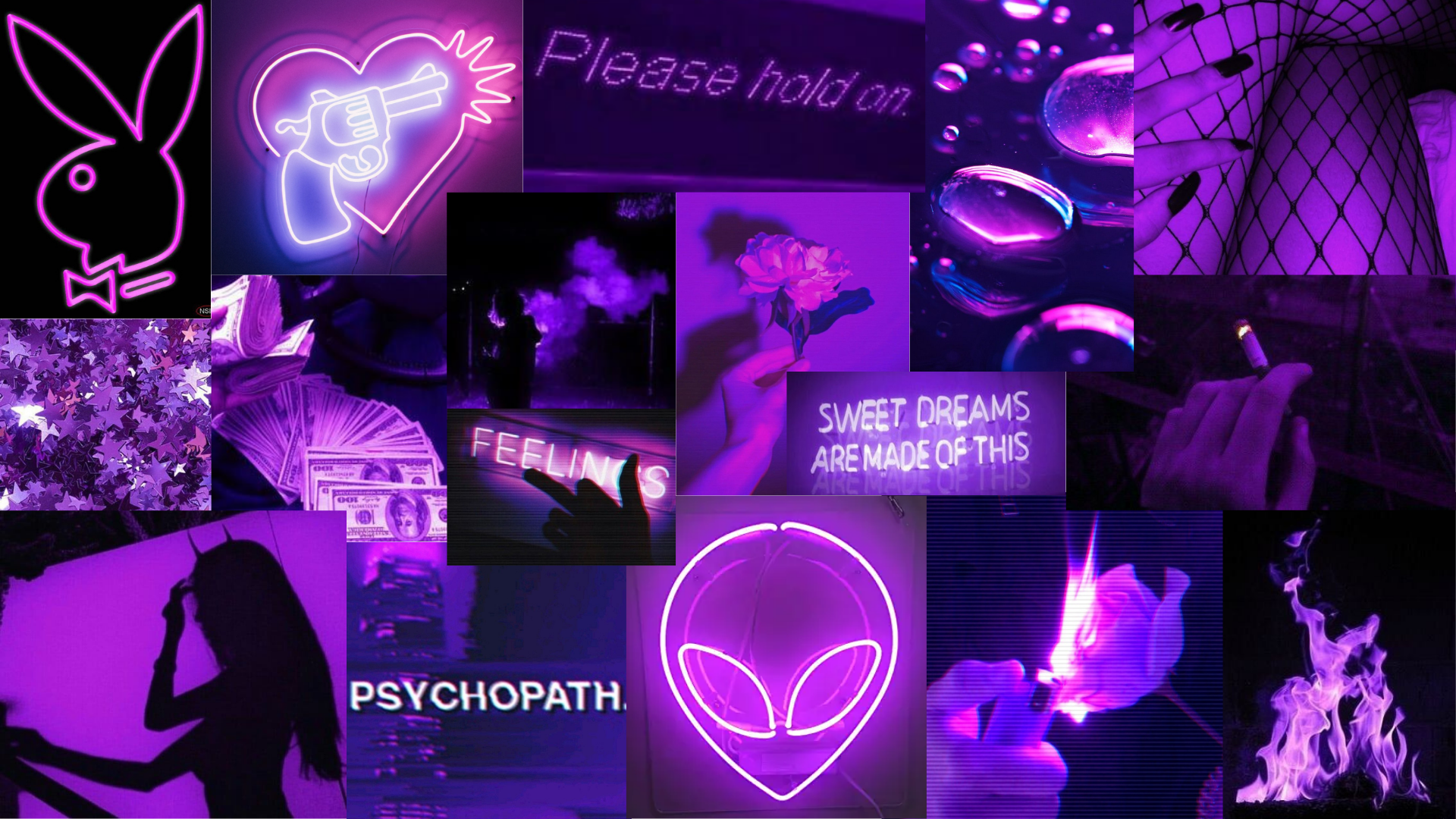 Neon Purple Aesthetic Wallpapers