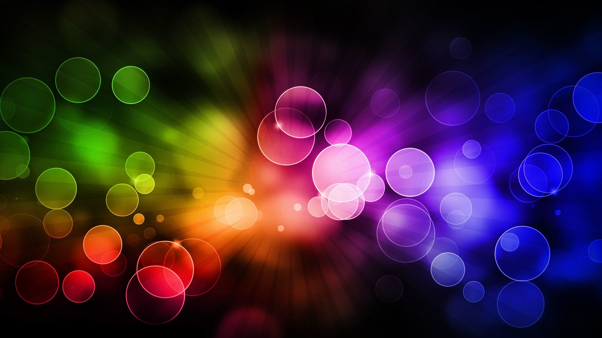 Neon Rainbows Desktop Wallpapers