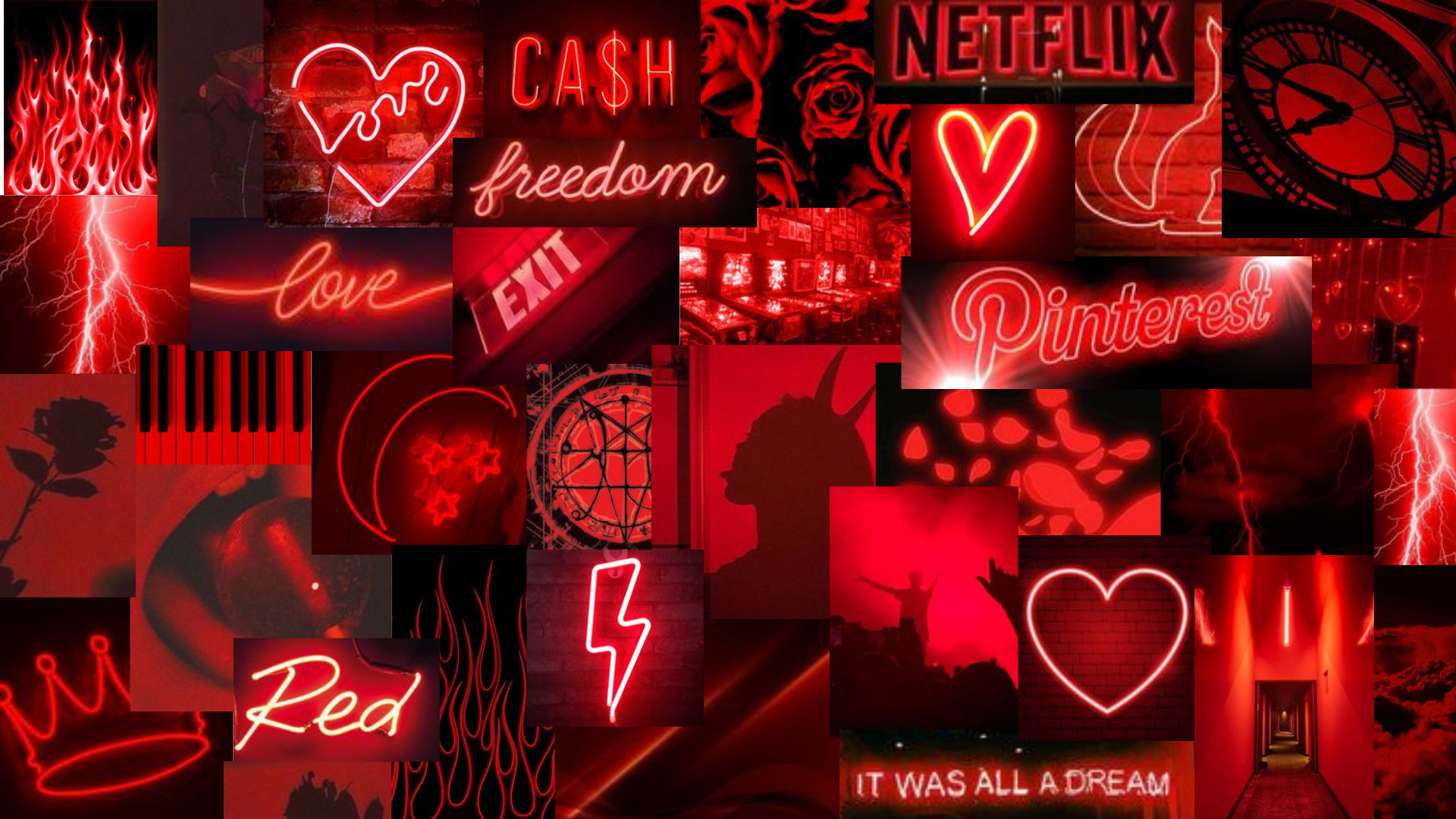 Neon Red Aesthetic Wallpapers