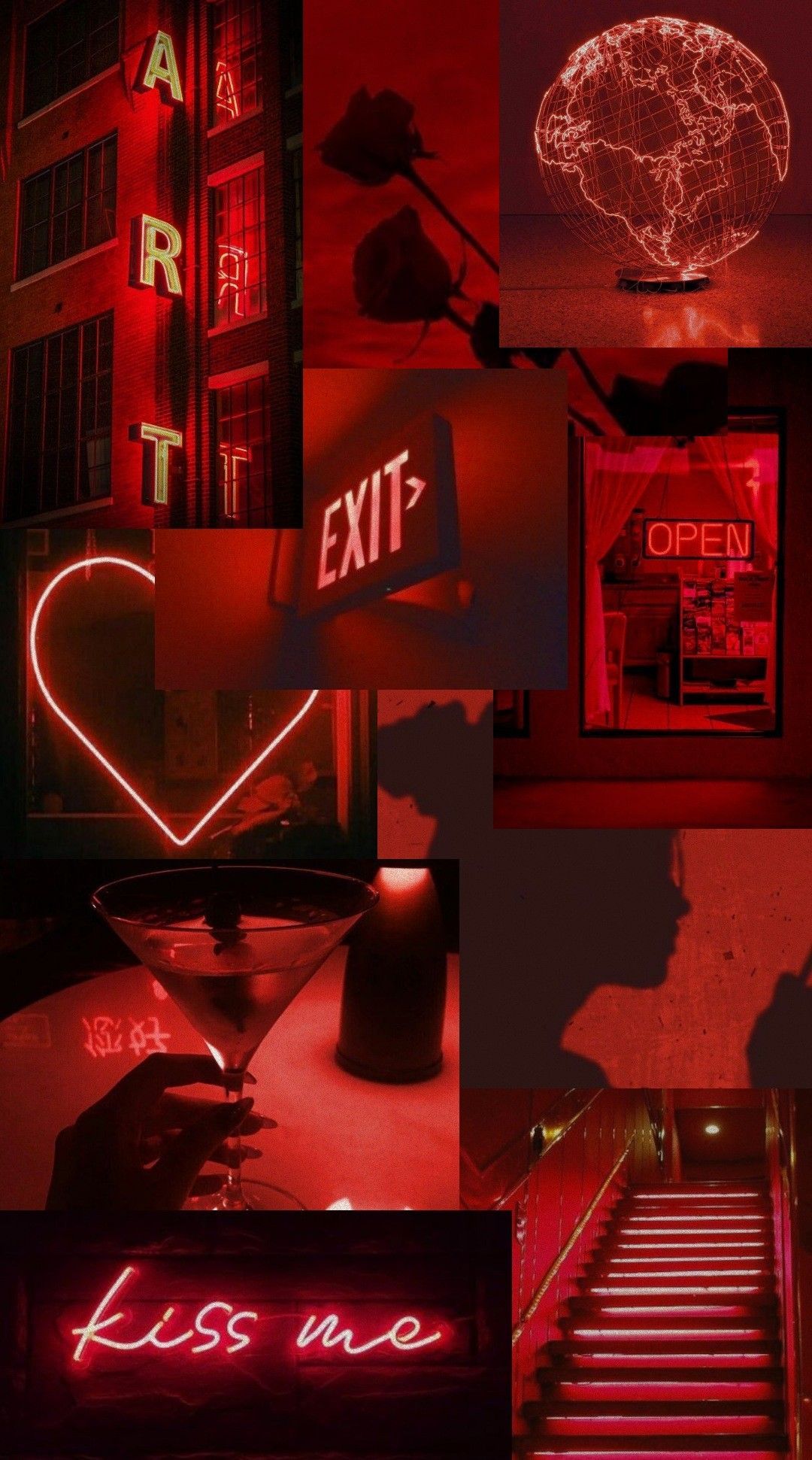 Neon Red Aesthetic Wallpapers