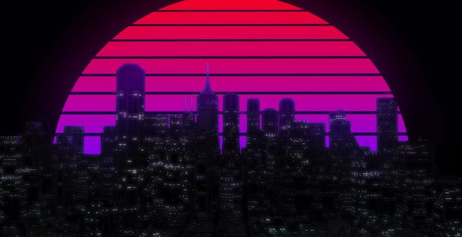 Neon Retro Wallpapers