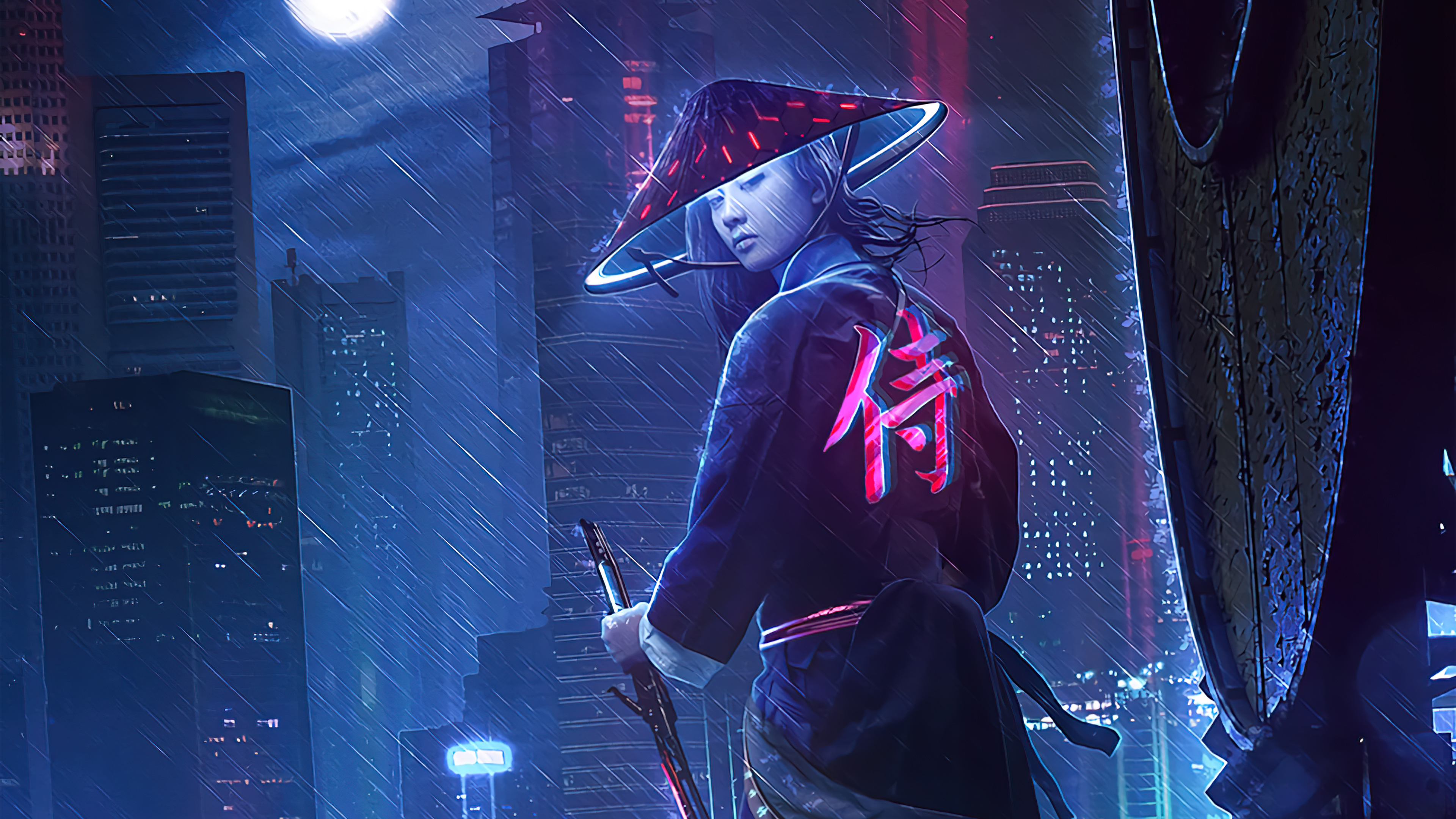 Neon Samurai Wallpapers