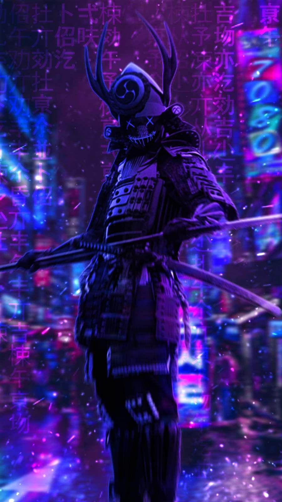 Neon Samurai Wallpapers