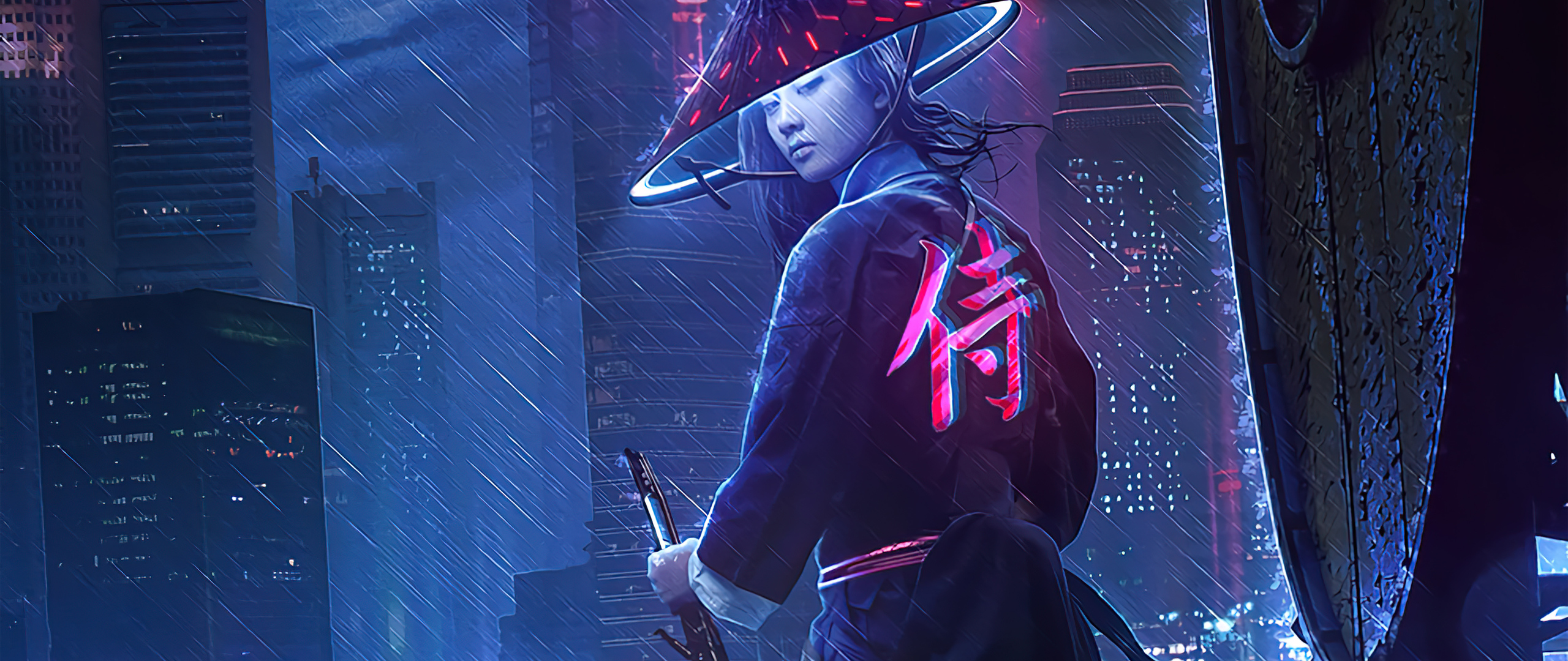 Neon Samurai Wallpapers