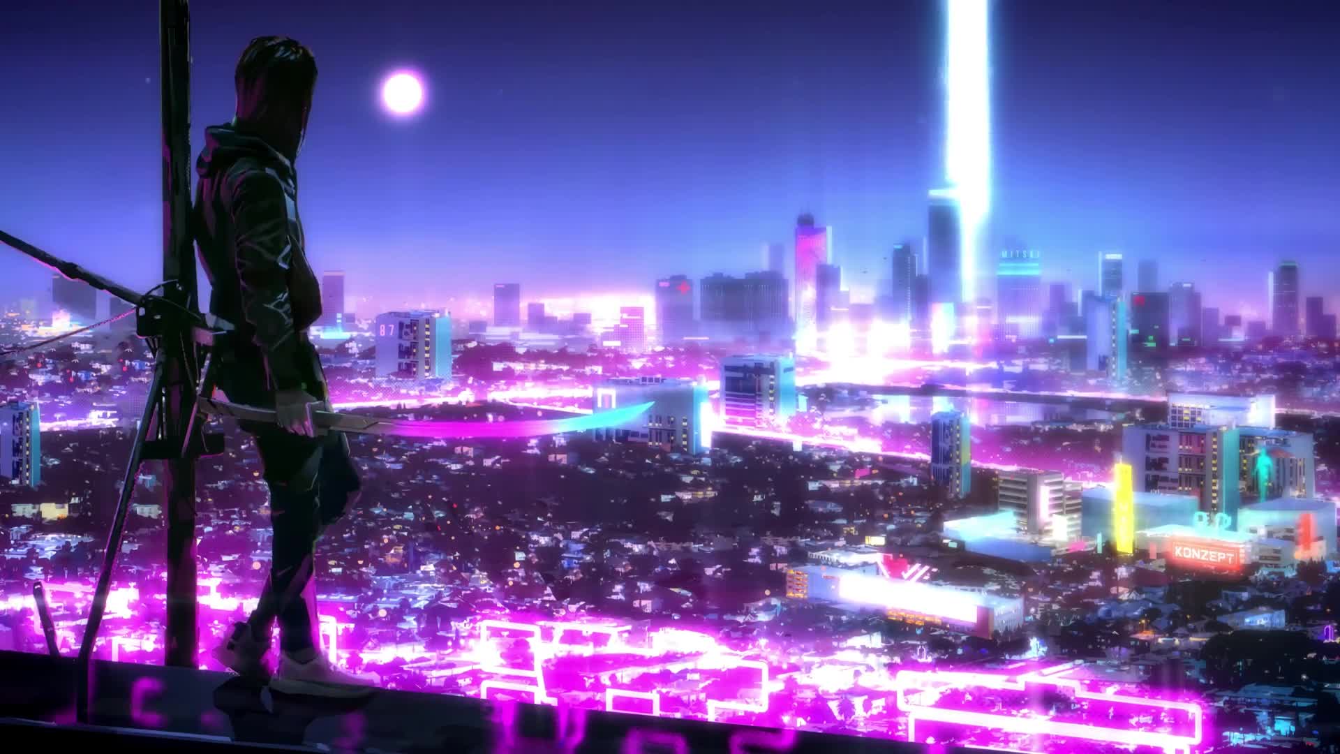 Neon Samurai Wallpapers